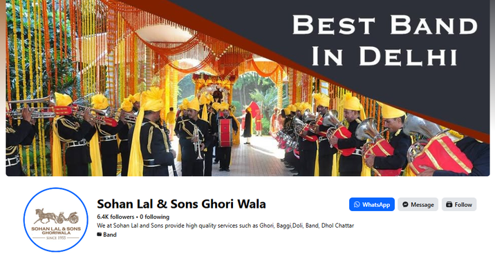 Sohan Lal Band & Ghoriwala page snapshot